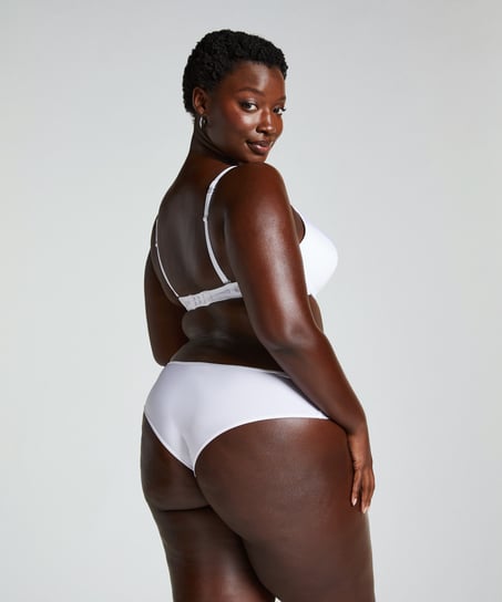 Angie Padded Underwired Push-Up Bra, White