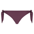 Brazilian low rise Borneo mesh bikini bottoms, Purple