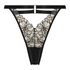 Tara high-cut thong, Black