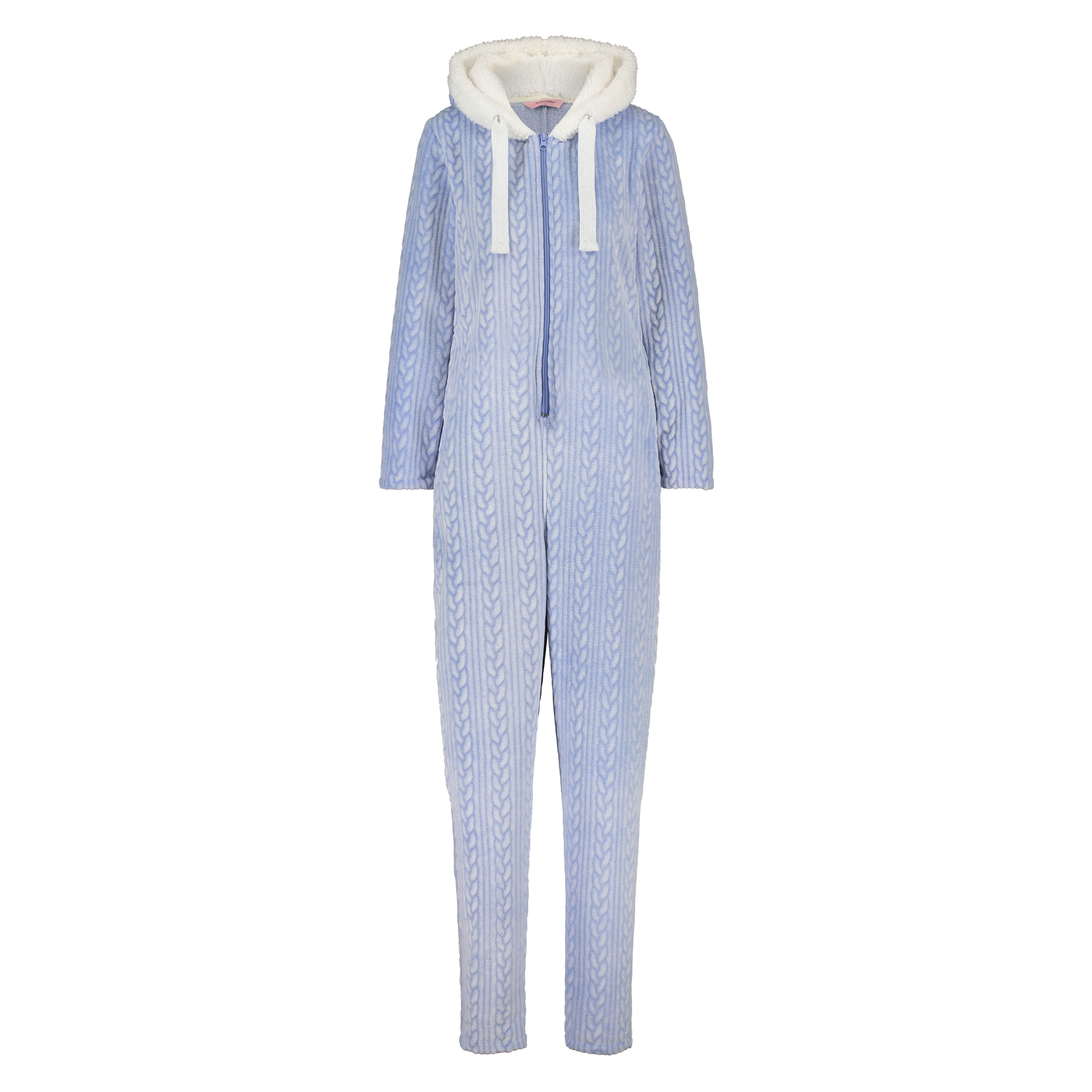 Fleece onesie, Blue, main