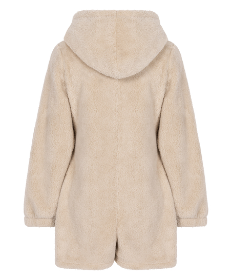 Fleece Onesie, Beige