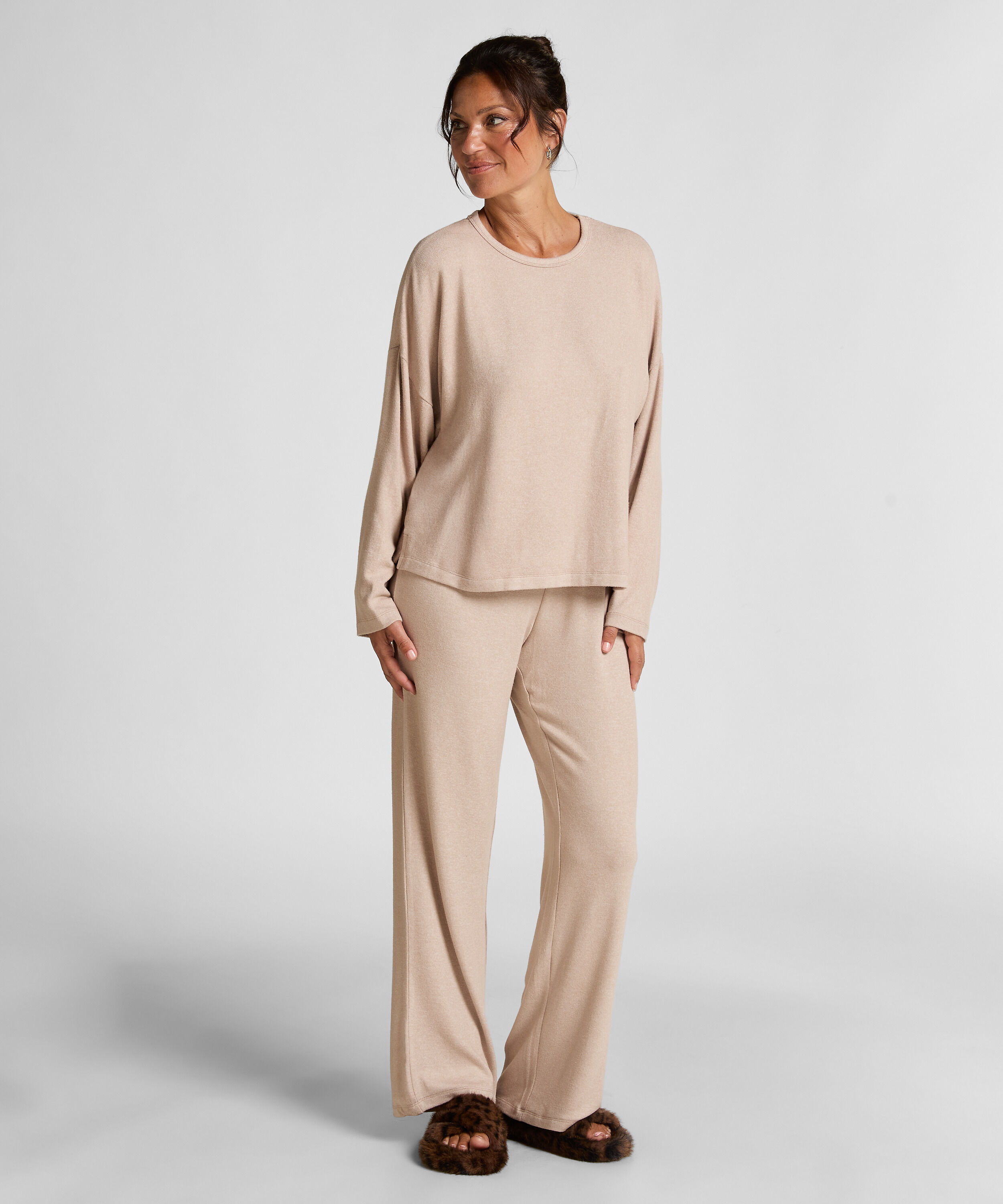Jersey Long-Sleeved Pyjama Top