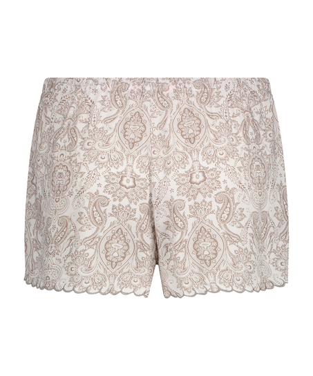 Pyjama Shorts, White