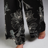 Lotus satin palazzo trousers, Black