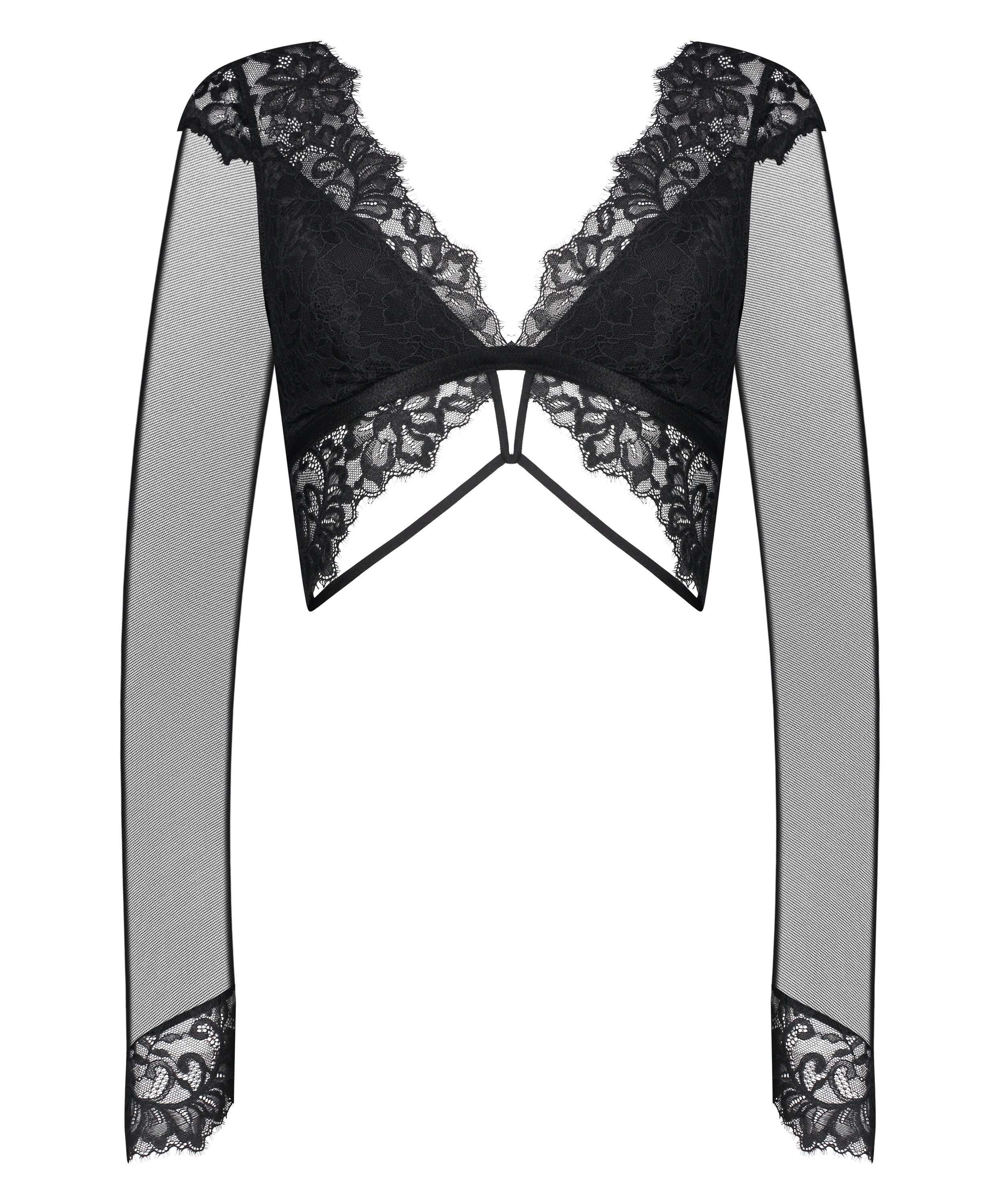 Ella Bralette, Black, main