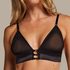 Mesh Essentials Bralette, Black