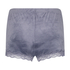 Velvet lace shorts, Grey