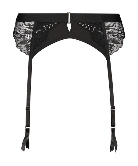 Donna Sparkle Suspenders, Black