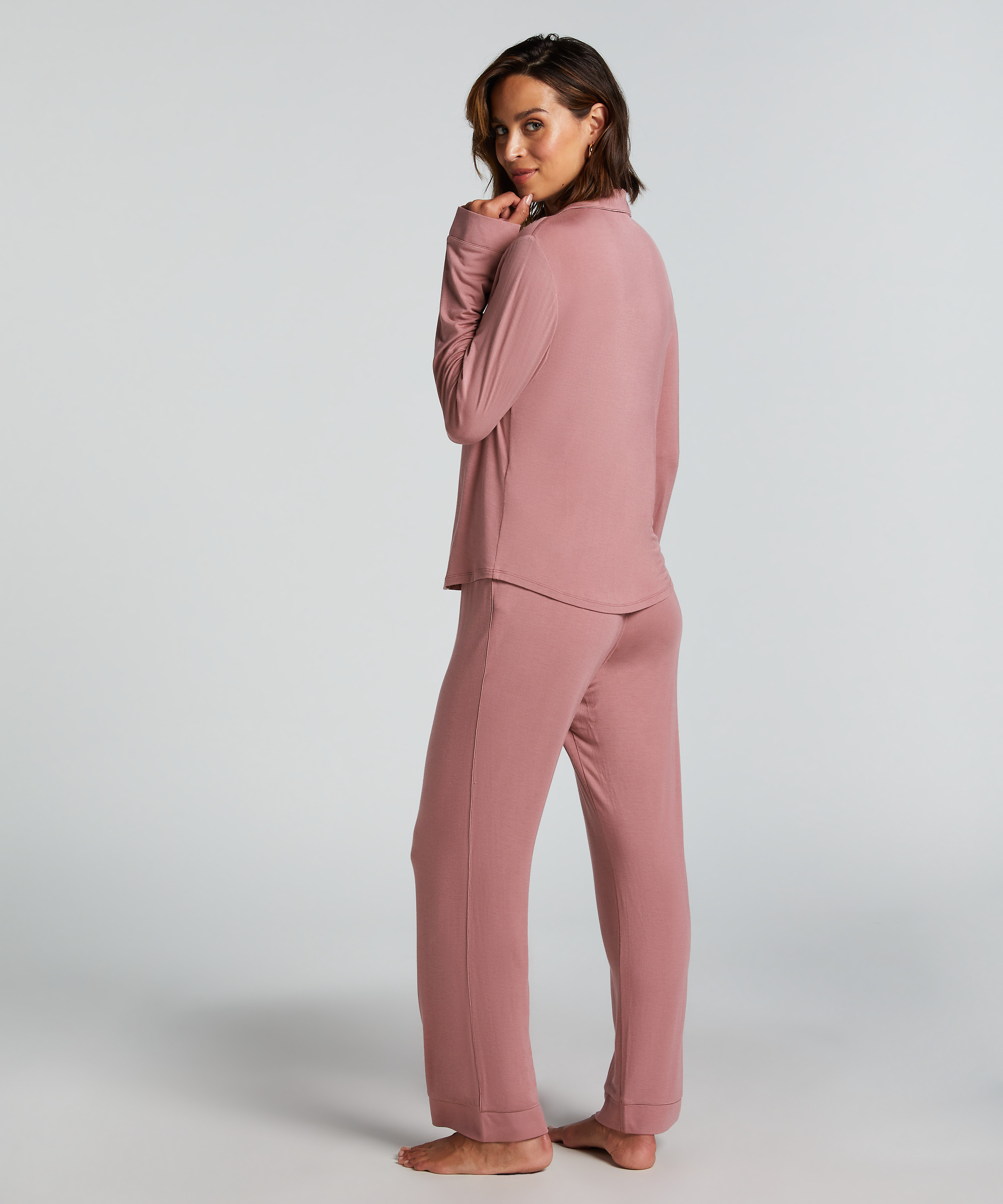 Essential Jersey Long-Sleeved Jacket, Pink, main