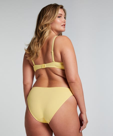 Scallop Rio Bikini Bottoms, Yellow