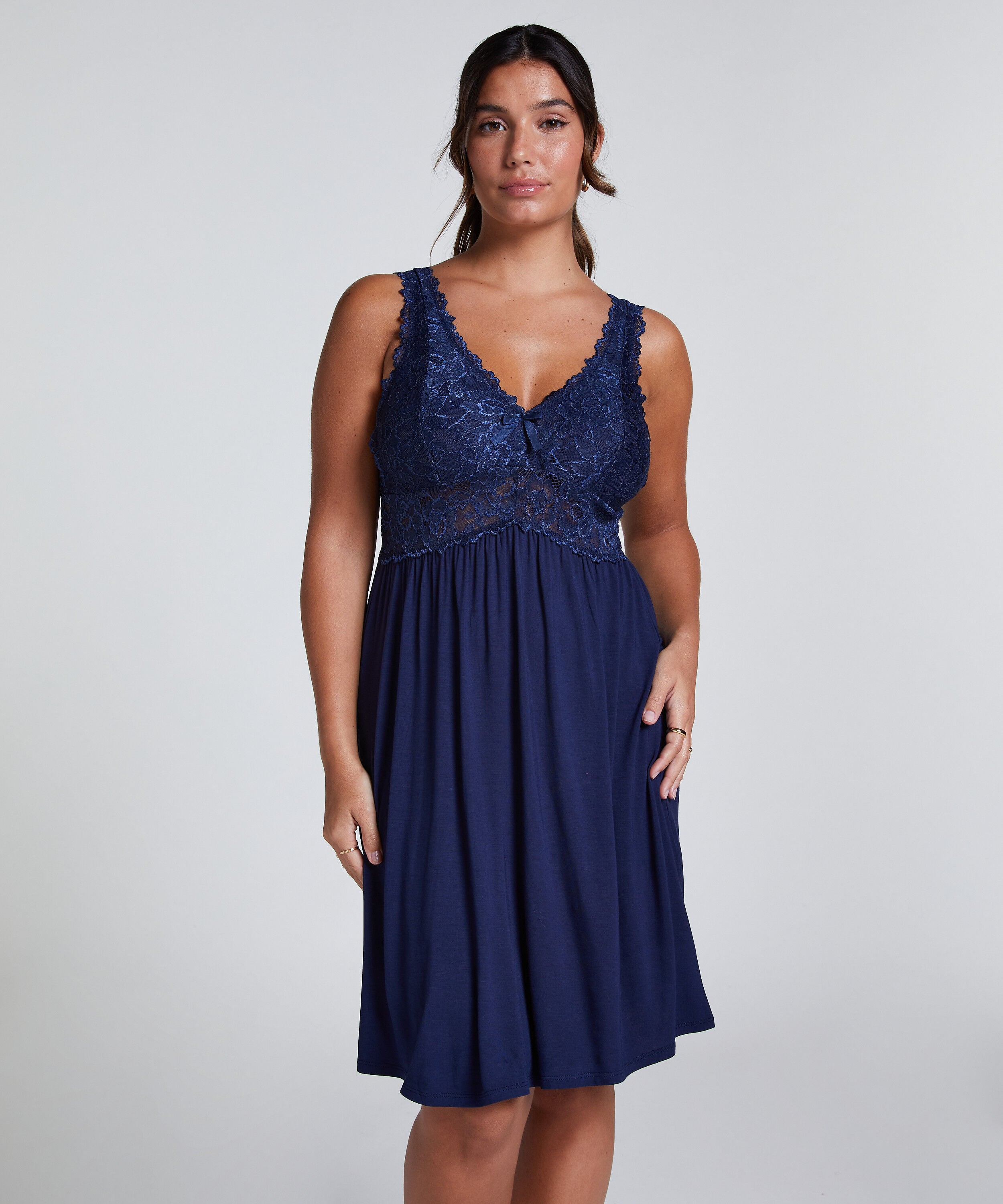 Slipdress Nora, Blue