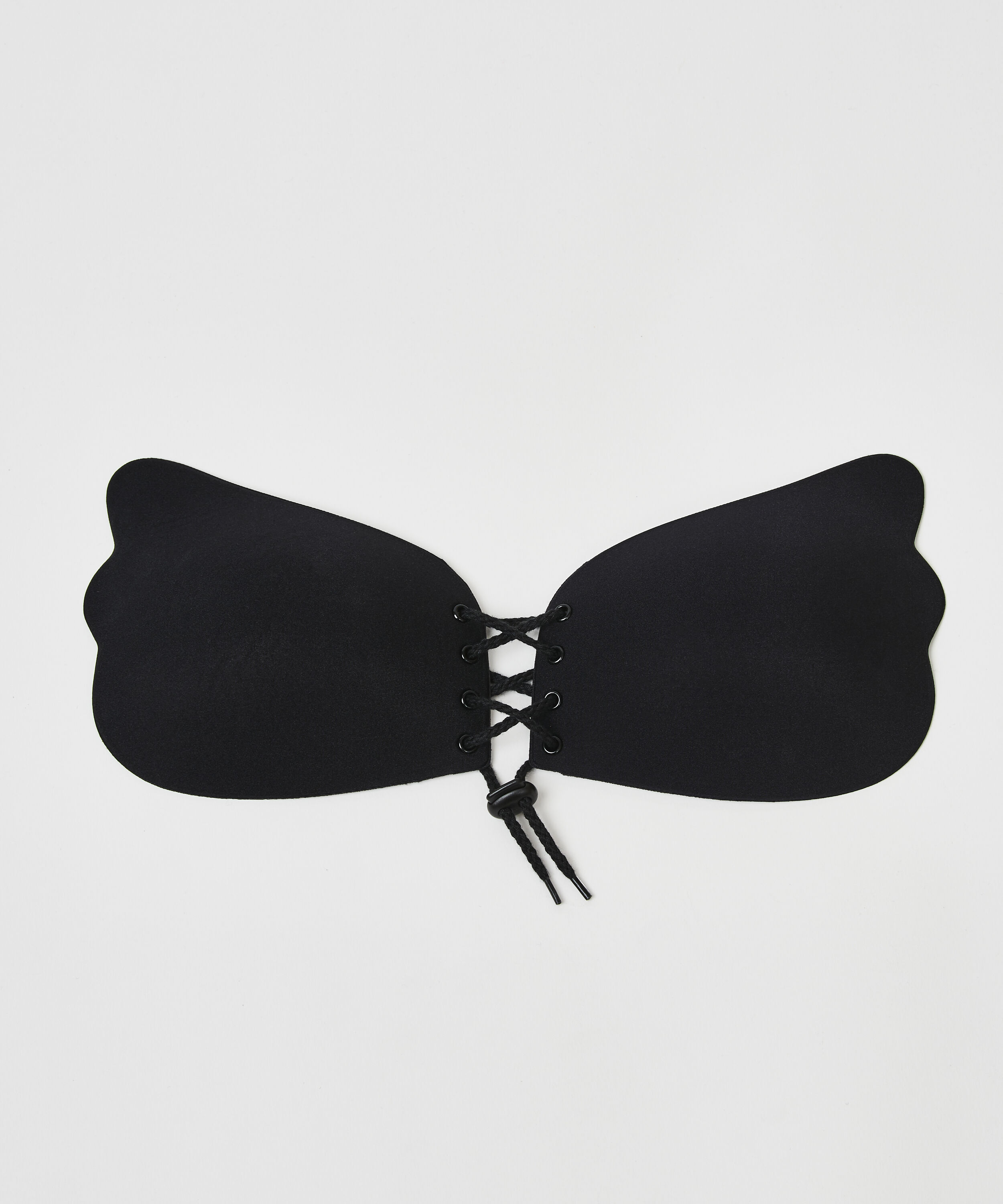 Push-up bra with wing, Black
