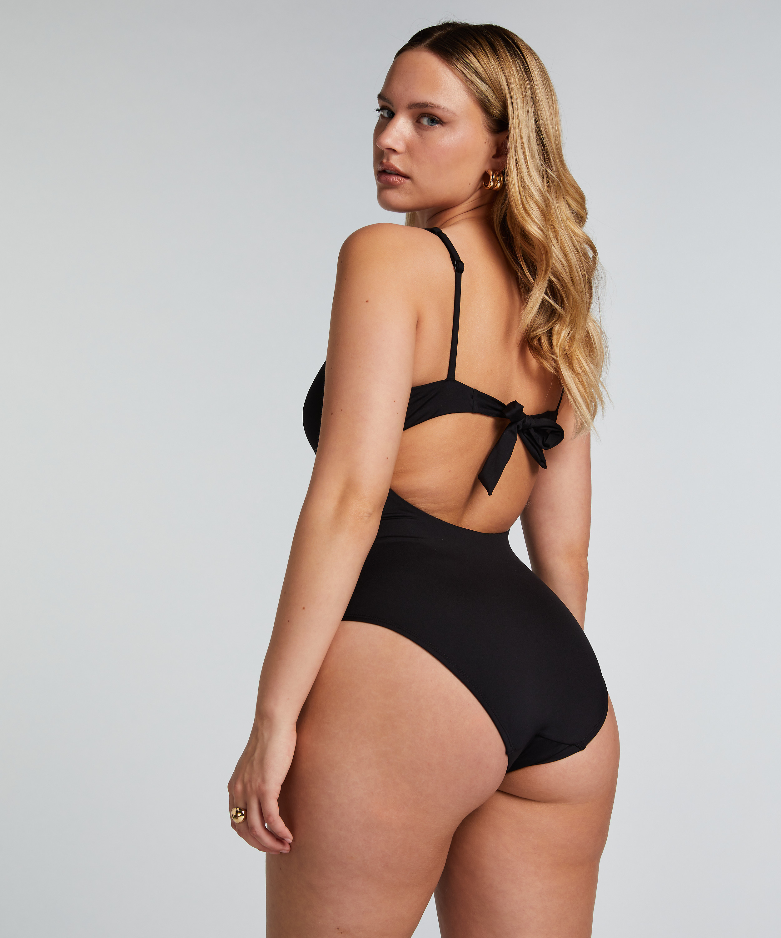 Shaping Santorini Swimsuit, Black, main
