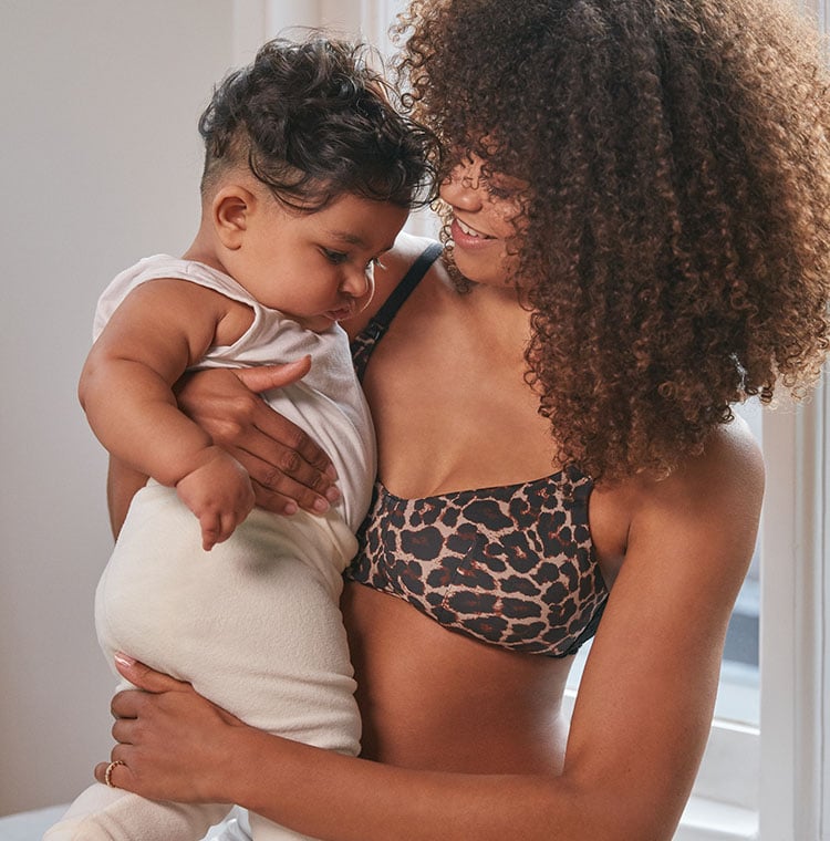 Bra for Breastfeeding Mothers - Black