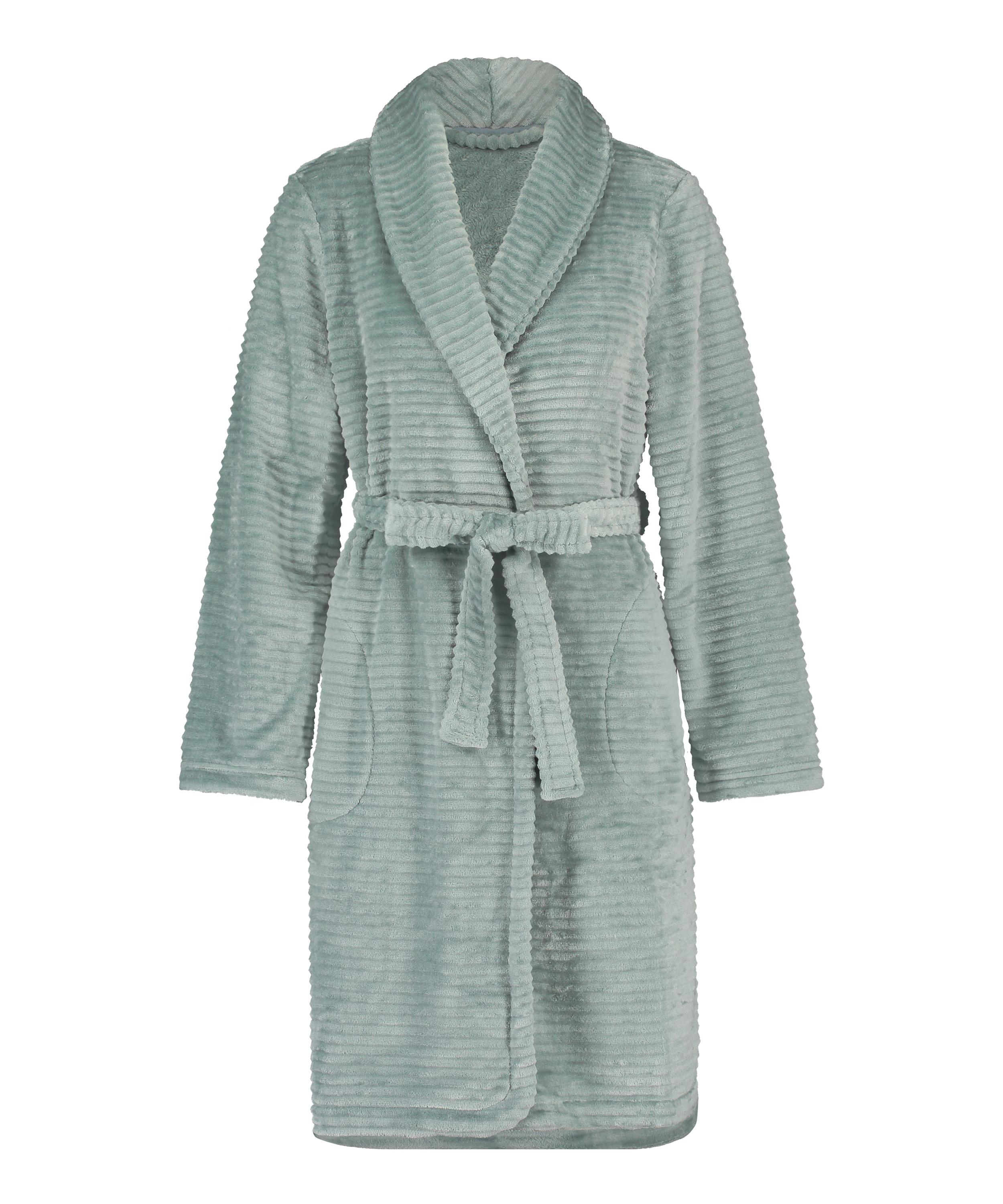 Short Fleece Ribbed Bathrobe for £37 Dressing Gown Hunkemöller